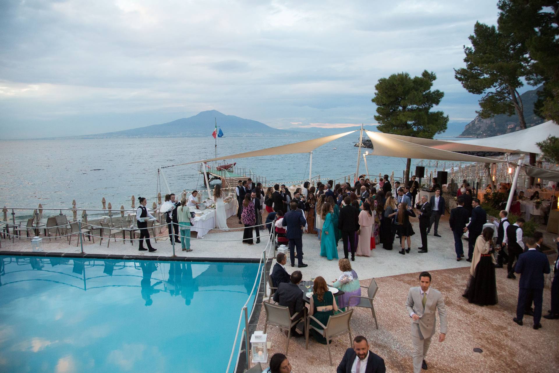 Le Axidie Resort Hotel Rooms Sorrento Coast Vico Equense Wedding Matrimonio pineta piscina 17