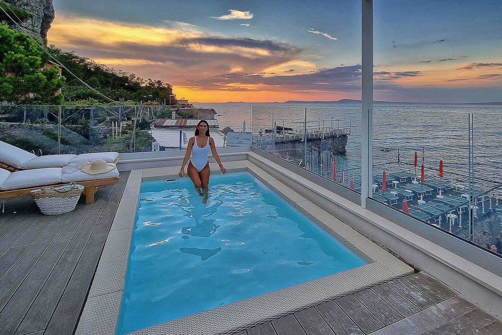 Le Axidie Resort Private luxury villas pool by sea 7